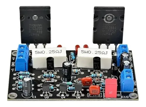 Modulo Amplificador 2sc5200 2s1942 Arduino 100w | Envío gratis