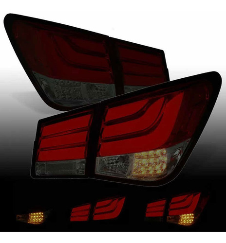 Par De Calaveras Chevrolet Cruze 2008 -2015 Ahumadas Led