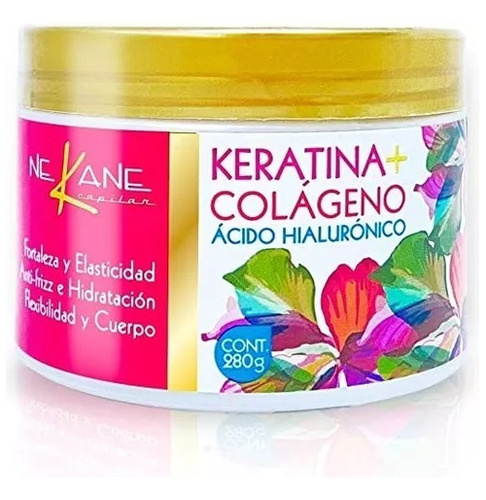 Nekane Tratamiento Keratina Colageno Acido Hialuronico 280g