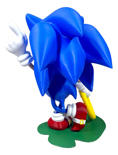 Boneco Action Figure 3d Sonic Clássico
