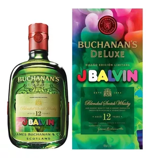 Whisky Buchanans 12 Años Balvin 750 Ml