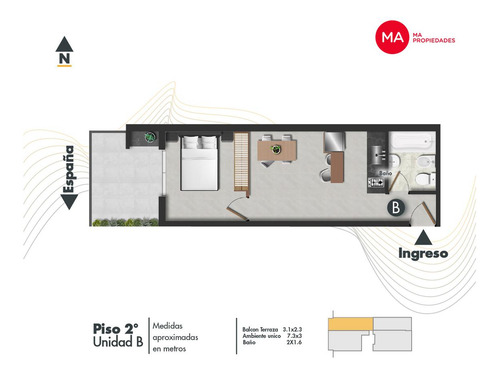 Venta Deptos Monoambientes 1 Dormitorio 2 Dormitorios Centro Rosario Amenities