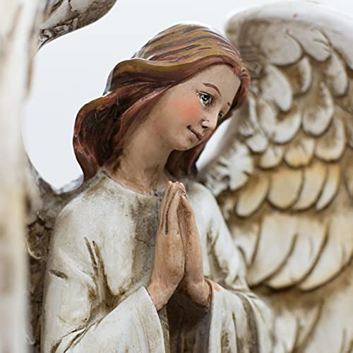 12 Ángel De La Guarda Protegiendo Y Rezando Con El Soldado