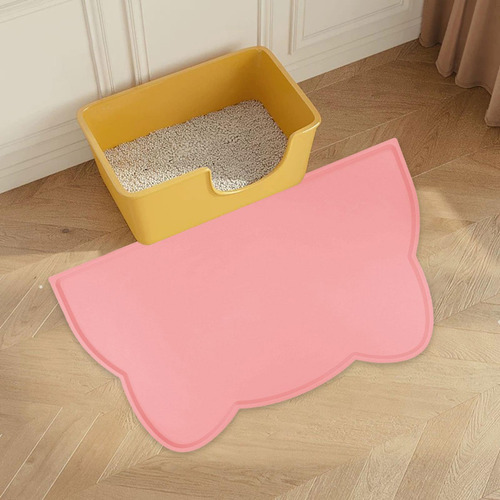 Alfombra De Comida De Gato, Alfombra De Alimentación Rosa