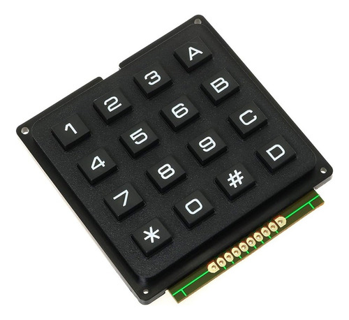 Teclado Matricial 4x4 Plastico Matriz Keypad 4 X 4 Arduino