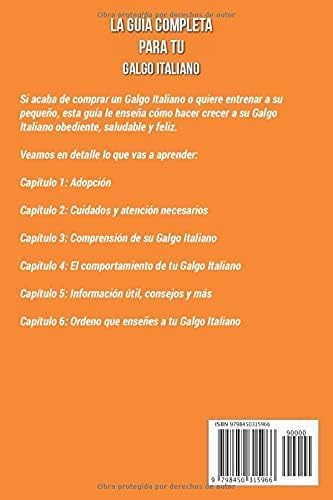 Libro: La Guía Completa Para Tu Galgo Italiano: La Guía Para