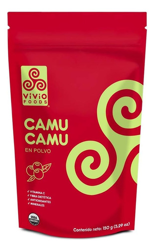 Vivio Foods · Camu Camu Organico En Polvo Doypack 150g
