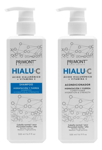 Kit Primont Hialurónico Hialu C Shampoo + Acondicionador 