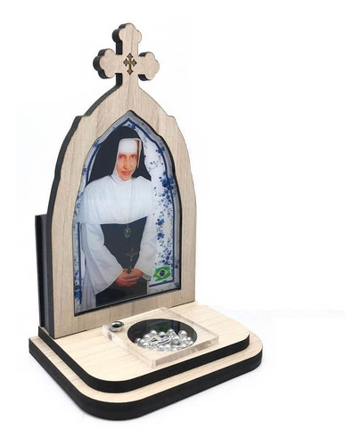 Capela Com Porta Intenções E Terço Santa Irmã Dulce