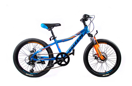 Bicicleta Infantil Mtb Aro 20 Modelo 1100-20 Color Azul