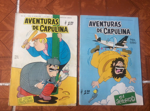 Aventuras De Capulina, Ed. Editormex, # 550 Y 571