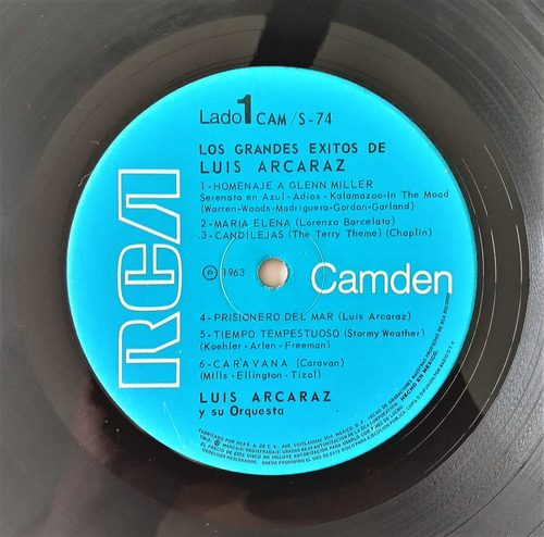 Luis Arcaraz Lp Los Grande Exitos De Luis Arcaraz (Usado)