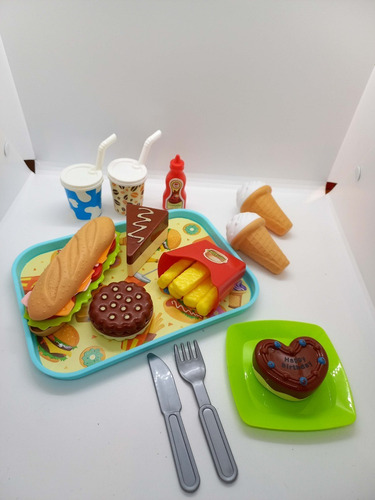 Comidita De Juguete Con Accesorios Palermo Vic Lopez