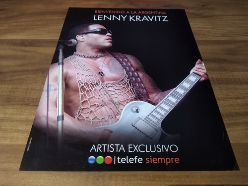 (ph266) Lenny Kravitz * Publicidad Telefe