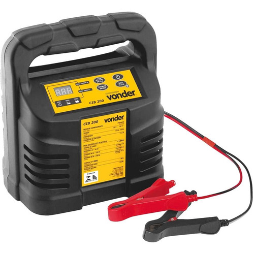 Carregador Inteligente De Bateria 127v Cib 200 Vonder