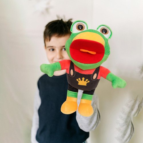 Sapo Jorge Luccas Neto Fantoche Em PelĂșcia 36cm - Baby Brink