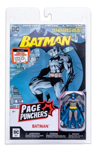 Figura  Mcfarlane Toys Y Comic Batman Hush Page Punchers