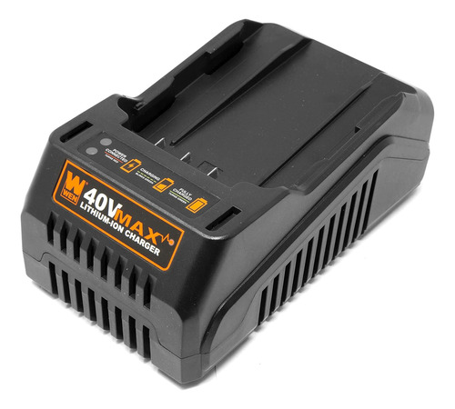 Wen 40400c 40v Max Iones De Litio Cargador Rapido  Negro