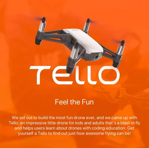 Drone dji tello blanco sale
