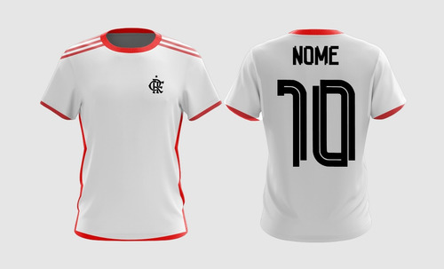 Camisetas Personalizada Flamengo Nome & Numero