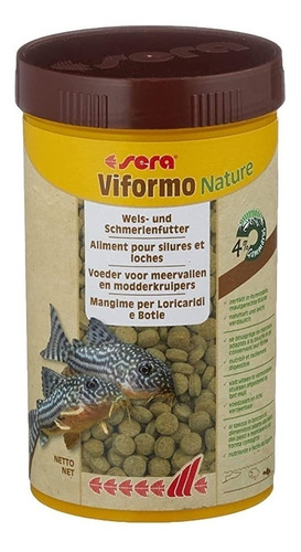 Alimento Peces Fondo Sera Viformo Nature 100ml 258 Tabs - Ar