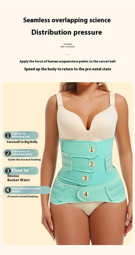 2025 Cintura Posparto Y Cinturón Abdominal Con Cinturón