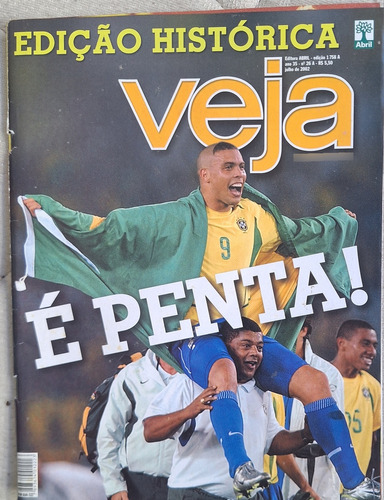 Veja Edição Histórica! É Penta! Futebol! Copa Do Mundo 