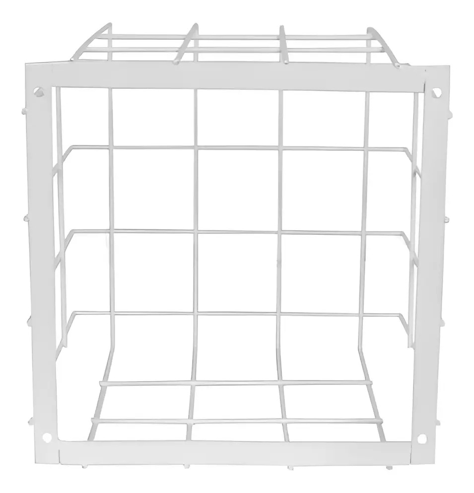 Grade Gaiola Para Câmera Interna E Externa Segurança Cor Branco