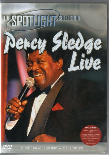 Percy Sledge Dvd Live The Spotlight Collection Novo Lacrado
