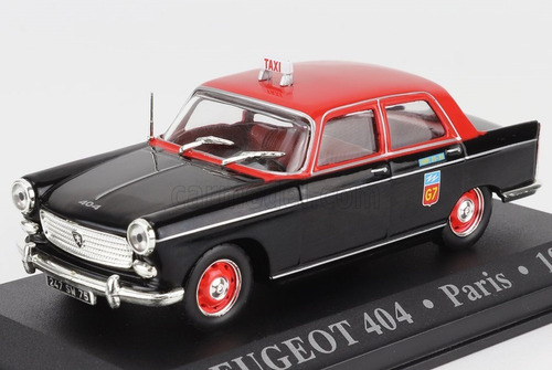 Peugeot 404 - Paris 1962 - Coleccion Taxis Del Mundo
