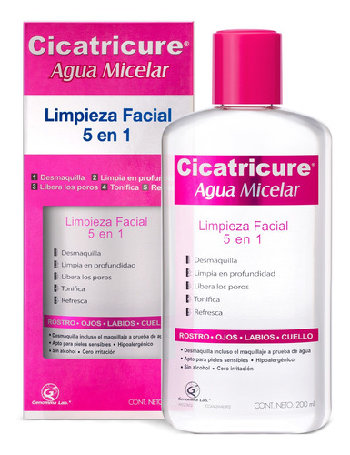 Cicatricure Agua Micelar 200 Ml.