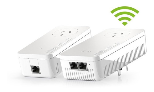 Adaptador powerline Devolo dLAN 1200+ WiFi ac blanco 196V/250V