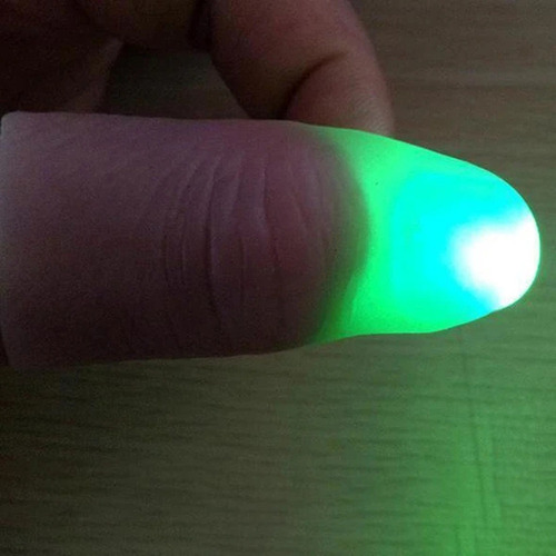 Anillos De Luz Led Para Dedos W0 Que Brillan Con Magia, Mejo