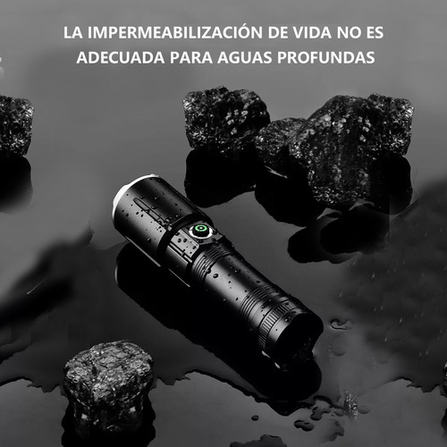 Linterna Portátil De Luz De Carretera Con Zoom 3000 Lm
