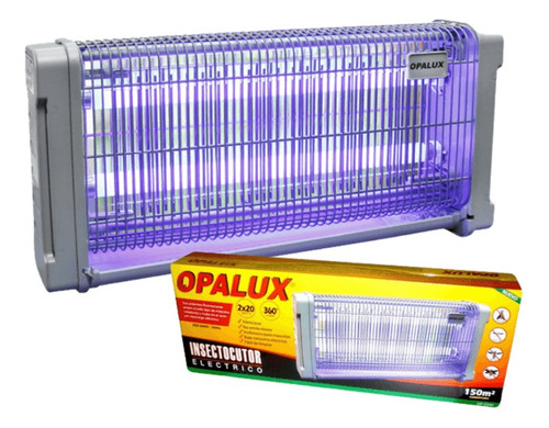 Insectocutor Electrico Tipo Barra 40w 2 Tubosx20w/t8  Opalux