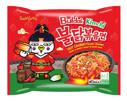 Ramen Coreano Hot Chicken Kimchi 135g Importado