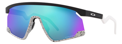 Lentes De Sol Bxtr Azul Espejado Oakley Negro Y Blanco