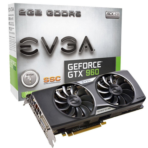 Tarjeta De Video Evga Nvidia Gtx 960 2gb Ddr5 Ssc Acx 2.0+