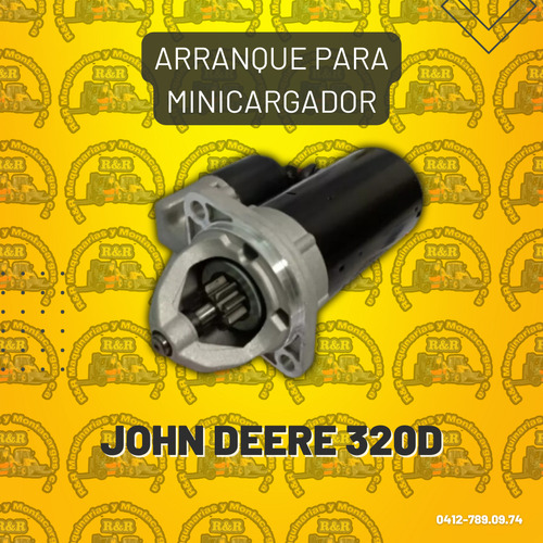 Arranque Para Minicargador John Deere 320d