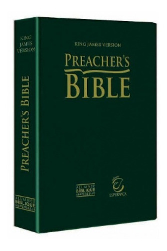 Preachers Bible  ( Bíblia Pregador Inglês) Verde