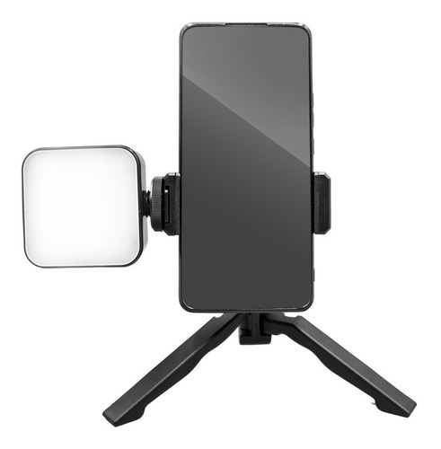 Kit Vlog Com Tripé E Luz Led Para Smartphone Multi - Ac401