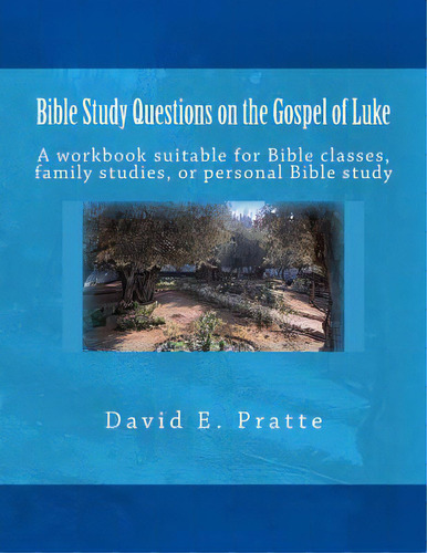 Bible Study Questions On The Gospel Of Luke: A Workbook Suitable For Bible Classes, Family Studie..., De Pratte, David E.. Editorial Createspace, Tapa Blanda En Inglés