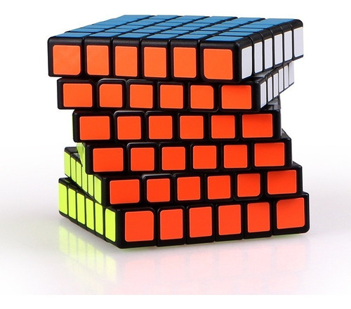 Cubo Mágico 6x6 Qiyi Speed Cube 6x6 Negro
