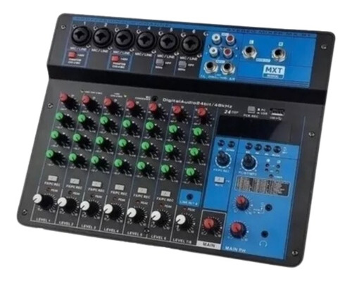 Mesa Som Mxt Mx-8t 8 Canais Efx Usb Bluetooth Pc Interface