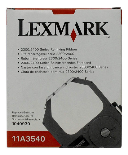 Lexmark Original Tira De Color Negro - 11a3540