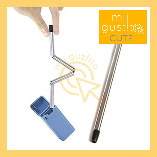 Popote Reusable, Flexible Y Portátil Acero Inoxidable