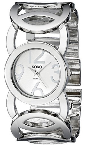 Reloj Xo5210 Plateado Xoxo Para Mujer Con Brazalete Con Esla