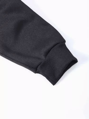 Moda Letra Impresa Sudadera Deportiva Jersey Multicolor