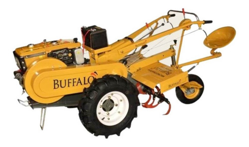 Microtrator Bfde 13hp Diesel Monocil C/ Rotativa - Buffalo