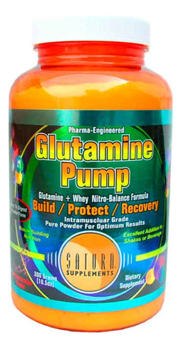 Glutamina Pump Saturn En Polvo 300gr Aminoacidos